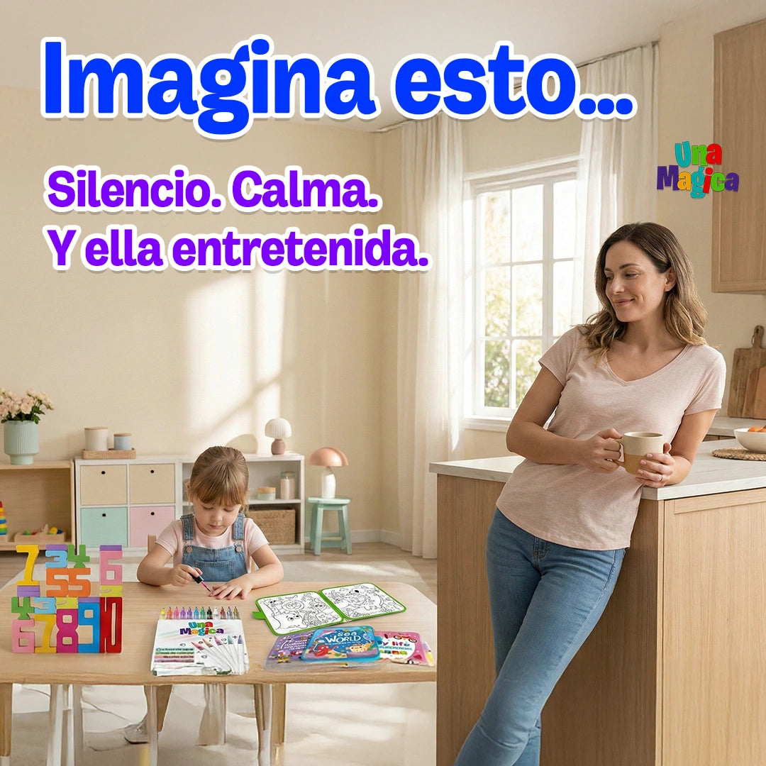 Raveliza™ UnaMagica Set creativo y educativo 3 en 1