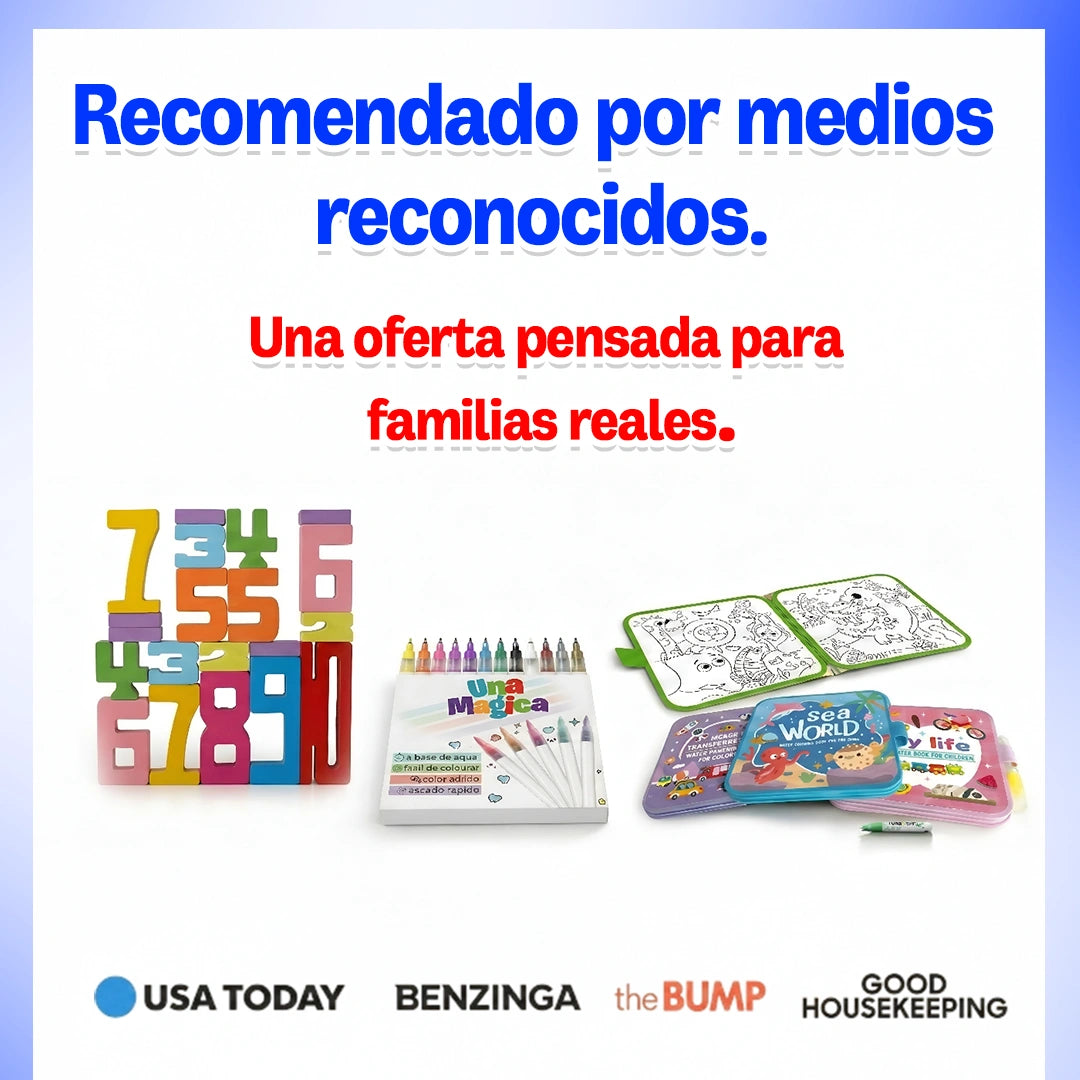 Raveliza™ UnaMagica Set creativo y educativo 3 en 1